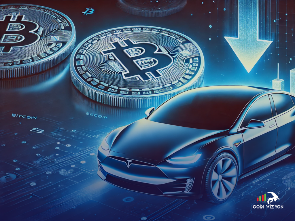 tesla car with bitcoin